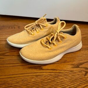 Women's Yellow Allbirds Wool Runners
